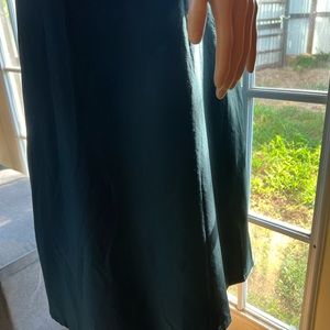 Turquoise XL Dress with pockets. Cuffed sleeves.